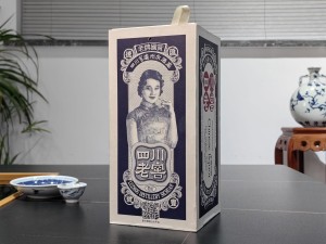 四川老窖 文创白酒 上开酒盒包装
